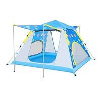 1-6 Person Dome Tent, Outdoor Waterproof Pop Up Tent, UV Protection, Flower Pattern Tent, for Backpacking Cycling Hiking Camping