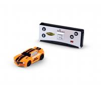 Carson 500404276 1:60 Nano Racer Striker 2.4GHz Orange - Voiture télécommandée, Véhicule RC pour Enfants, Durée de Conduite 20 Min