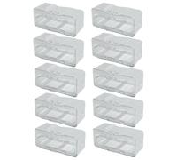 1/64 Display Case | Race Toy Storage Box 1/64 Scale | Dust-Proof Toy Vehicle Display Case with Clear Lid Model Organizer Stackable Set of 10 for Diecast Toys Storage
