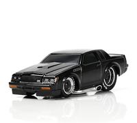 1/64 échelle Buick GNX modèle de voiture en métal Diecast noir modèle de voiture jouet cadeau petit modèle de voiture classique collection antique modèle de véhicule de sport pour enfant adulte (Noir)