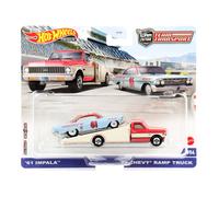 Hot Wheels Team Transport '61 Impala & '72 Rampe Truck #54 HKF40