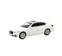 1:64 for Infiniti Q50S White Simulation Metal Car Model Collection Decoration Voiture Miniature De Collection(White)