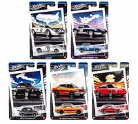 1:64 Hot Wheels 2025 National Icônes Jeu 5 Pc. HRT81-979G Porsche,Abarth,Ford