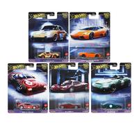 1:64 Hot Wheels Premium 2024 Exotic Envy Real Riders Jeu 5 Pc. Porsche, BMW
