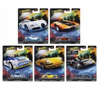 1:64 Hot Wheels Premium 2024 Marteau Drop Jeu 5 Pc. Mazda, Bugatti 976F