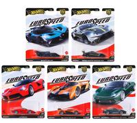 1:64 Hot Wheels Premium 2025 Euro Speed SET 5 Pcs. 976L Ferrari, Bugatti
