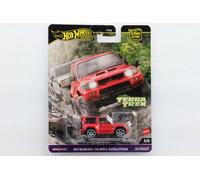 Hot Wheels CAR CULTURE Die Cast Modèle voiture MITSUBISHI PAJERO EVOLUTION Terra Trek - Échelle 1:64 7cm Premium HRV89