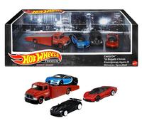 1:64 Hot Wheels Premium Set 2022 Hyper Cars Réal Riders 4 Voitures Diorama HCR54