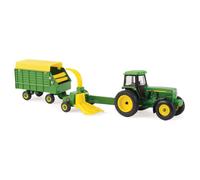 John Deere 1/64 Scale 4960 Tractor with Forage Harvester & Wagon - LP67313