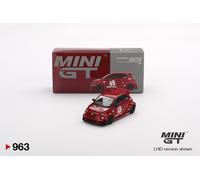 1/64 Mini-Gt MGT00963-L Fiat 595 Abarth LB Works Abdou Works 2024 Course Red #49