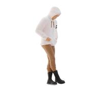 1/64 Miniature Homme Figure Scène Personnage Street Figure Model White Hoodie, Type 2