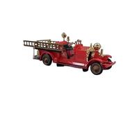 1 64 pour Ahrens Fox USA Vintage Camion De Pompier Simulation Mini Alliage Voiture Modèle Collection Adulte Garçon Passe-Temps
