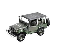 1:64 pour Camionnette FJ40 Die Metal Model Auto Enthusiast Memoriforal Collection Jouets Non RC(Vert)