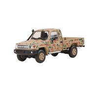 1:64 pour Le Modèle De Voiture en Alliage LC79 War Pickup pour La Collection Memorial Voiture Miniature De Collection(Yellow)