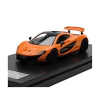 1:64 pour McLaren P1 Mclaren Alliage Modèle De Voiture Supercar Métal Coulé Décorations De Bureau Collection nostalgique(Orange)