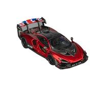 1:64 pour McLaren Senna GTR Modèle De Voiture en Alliage Rouge Métallisé Boyfriend Metal Crafts Miniature De Collection
