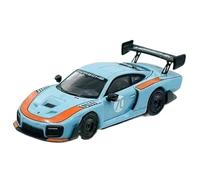 1 64 pour Porsche 935/19 Gulf 2020 Coupé Modèle De Voiture De Simulation Adulte Collection Statique Ornements Voiture Miniature De Collection