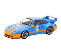 1 64 pour Porsche Gulf Peinture Alliage Modèles De Voitures Affichage Statique pour Décoration De Collection Jouets Non RC