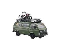 1:64 pour Van 1985 T3 Modèle de Voiture en métal moulé Hobbyist Adultsuper Cool Classic Collector Toys Gifts Jouets Non RC(Vert)