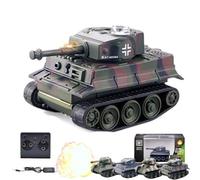 1/64 Rc Tank,Remote Control Tank,Rc Military Vehicles, Waterproof Mini 4wd Crawler Truck Car with LED for Girls Boys Gift (Red)