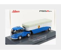 Volkswagen VW T1 Continental Motors Bleu / Black 1:64 Model Schuco