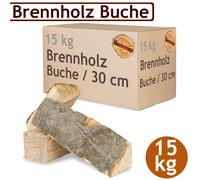 (1,67€/1kg) Bois de chauffage 15 kg Pour Poêle et Cheminée Bois de Hêtre 30 cm F
