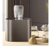 1.6L machine à laver automatique de tasse de bureau, rinceur électrique de tasse à thé avec couvercle de poussière, rinçage de style fontaine, 21 prises d'eau rondes de 0,15 mm, pour ensembles de thé