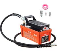 1,6L Pompe aéro-hydraulique 700bar Pompe hydraulique 0,8L/min (sans charge) 0,16L/min (charge) Pompe hydraulique à pied avec tuyau de 2m Pompe à air à pied Confirmation à pied y compris adaptateur d'e