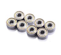 1 6pcs 608zz z Carbone en acier à grande vitesse ABEC-11 Rouleau Rouleau Both Scooter Skateboard parties