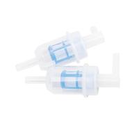 1-6pcs Filtre de Carburant Diesel à Coque en Plastique avec élément de Maille en Nylon 8 mm Interface Compatible avec Divers modèles(2pcs)