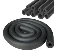 1.7/1.8m Tube Isolation pour Tuyaux, Tuyau Mousse Calorifugeage, Tuyaux De Mousse Anti-Gel Et Calorifuge pour Isolation Des Tuyaux, équipements De Fitness, Tube En Cuivre, Noir(ID25mmX20mmX1.8m)