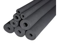 1.70 m Tuyau en Mousse Préservation Mousse Tube ID 6.0-60.0 mm Caoutchouc en Mousse Tuyaux Épaisseur 9.0 mm pour L'isolation Des Conduites D'eau，Isolation Des Conduites D'antigel Noir(22.0 mm(0.87"))