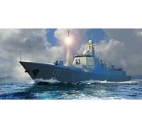 Maquette Bateau Pla Navy Type 052d Destroyer Trumpeter 06732 1/700ème Maquette C