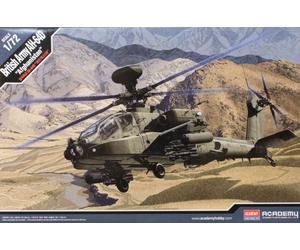1:72 Academy Royal Army AH-64D "Afghanistan" Kit ACD12537 Modellino