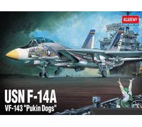 USN F-14A VF-143 Pukin Dogs 1:72 Plastique Model Kit Academy