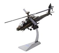 1 72 Fit for AH-64A Apache Rescue Helicopter Army Fighter Aircraft Static Model Toy Military Kit de Jeu de Passe-Temps