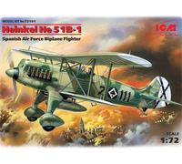 1:72 ICM KIT Heinkel He 51B-1 Spanish Air Force Biplane Fighter ICM72191