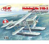 1:72 ICM KIT Heinkel He 51B-2 German Floatplane ICM72192