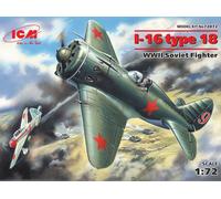 ICM Kit 1:72 I-16 Type 18 – Chasseur soviétique WWII – ICM72072