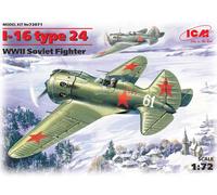 1:72 ICM KIT I-16 Type 24 Wwii Soviet Fighter ICM72071