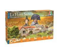 Italeri 6197S - 1:72 - Kit de bataille Waterloo La Haye Sainte - Réplique fidèle à l'original, modélisme, bricolage, loisirs, collage, kit plastique, assemblage, multicolore