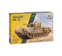 Italeri – Maquette Churchill Mk III – Échelle 1:72 – Décals 4 versions (IT7083)