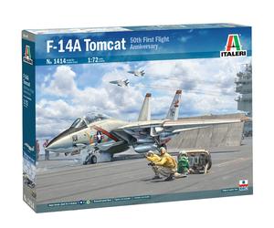 1:72 ITALERI Grumman F-14A Tomcat Military Airplane 1974 Kit IT1414