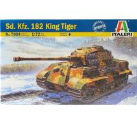 1:72 Italeri King Tiger Kit IT7004 Modellino