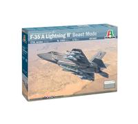 Italeri 1464 F-35A Lightning II CTOL Version (Beast Mode), Échelle 1:72, Model Kit, Modèle en Plastique à Monter, Modélisme, IT1464