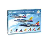 Italeri Kit maquette Mb-339 1:72 60e anniversaire P.A.N. Frecce Tricolori 3 pièces IT1461