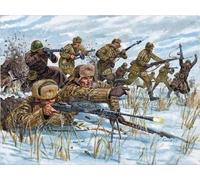 1:72 Italeri Russian Infantry Winter Uniform Kit IT6069 Modellino