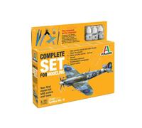 Italeri 72007 Spitfire Mk.IX, Échelle 1:72, Plastic Full Model Kit/Modèle en plastique à monter avec accessoires