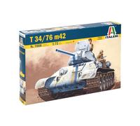 1:72 Italeri T 34/76 Russian Tank Kit IT7008 Modellino