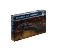 1:72 Italeri Uh 60 / Mh-60 Black Hawk "Night Raid" Kit IT1328 Modellino